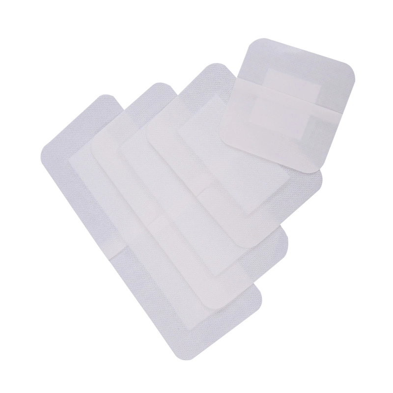 Eo Sterilize Spunlace Non Woven Waterproof Self Adhesive Wound Dressing with Pad