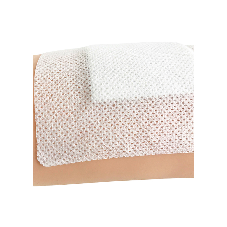 Eo Sterilize Spunlace Non Woven Waterproof Self Adhesive Wound Dressing with Pad