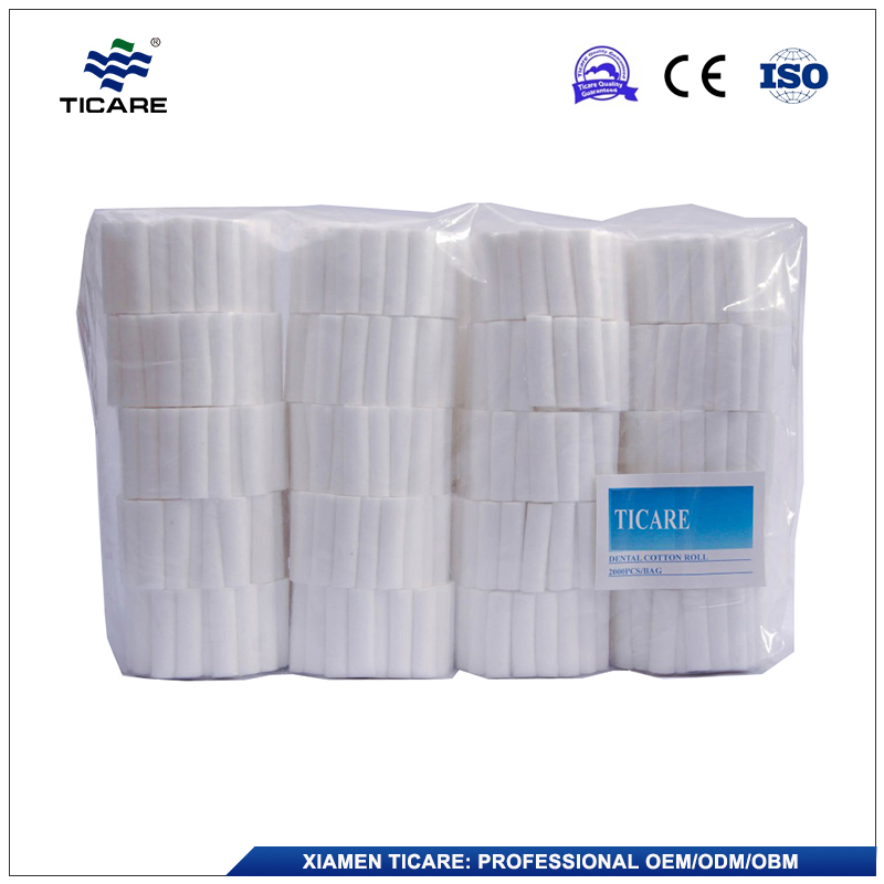 Medical Disposable Absorbent Dental Cotton Rolls 10X38mm