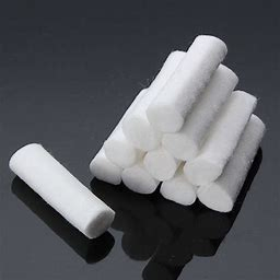 10*38mm Dental Consumables Cotton Roll