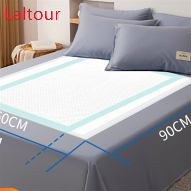 Blue Composite Film Colored Printing Disposable Nursing Under Pad 80*180cm