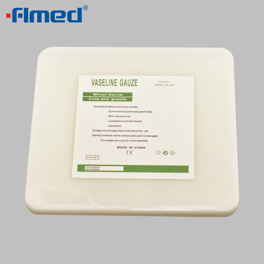 Burns Dressing&Wounds Care Sterile Paraffin Gauze with CE Passed