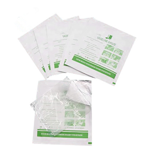 TPS Vg01 Medical Paraffin Gauze Vaseline Gauze Dressing Non Adhesive for Burn Wound Vaseline Petrolatum Gauze