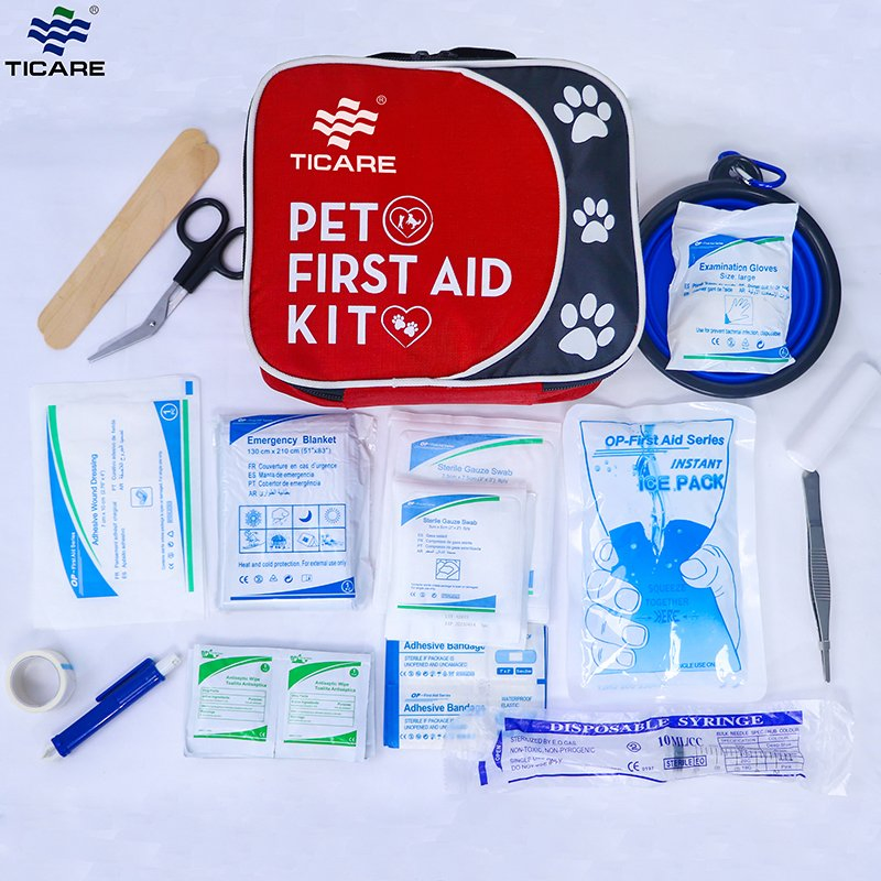 Pet First Aid Bag Medical Contents Replacement Supplies Pet First Aid Kit Refills