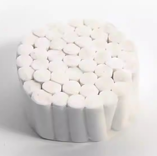 Disposable Consumable Cotton Rolls Quick-Absorbing Sterile Dental Cotton Rolls