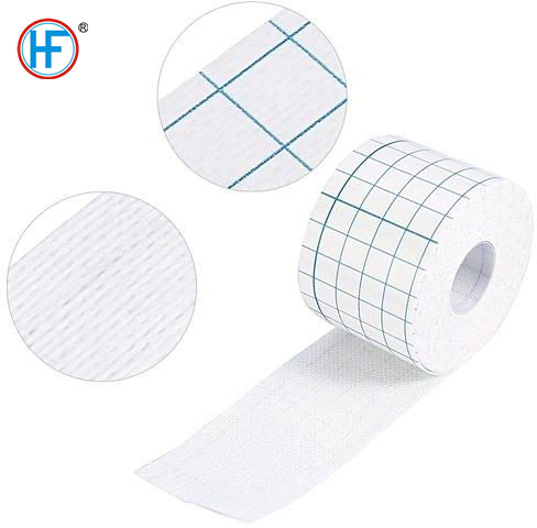 Mdr CE Approved Waterproof Transparent Adhesive Wound Dressing Medical Fixation Tape Bandage Nonwoven Roll Tape