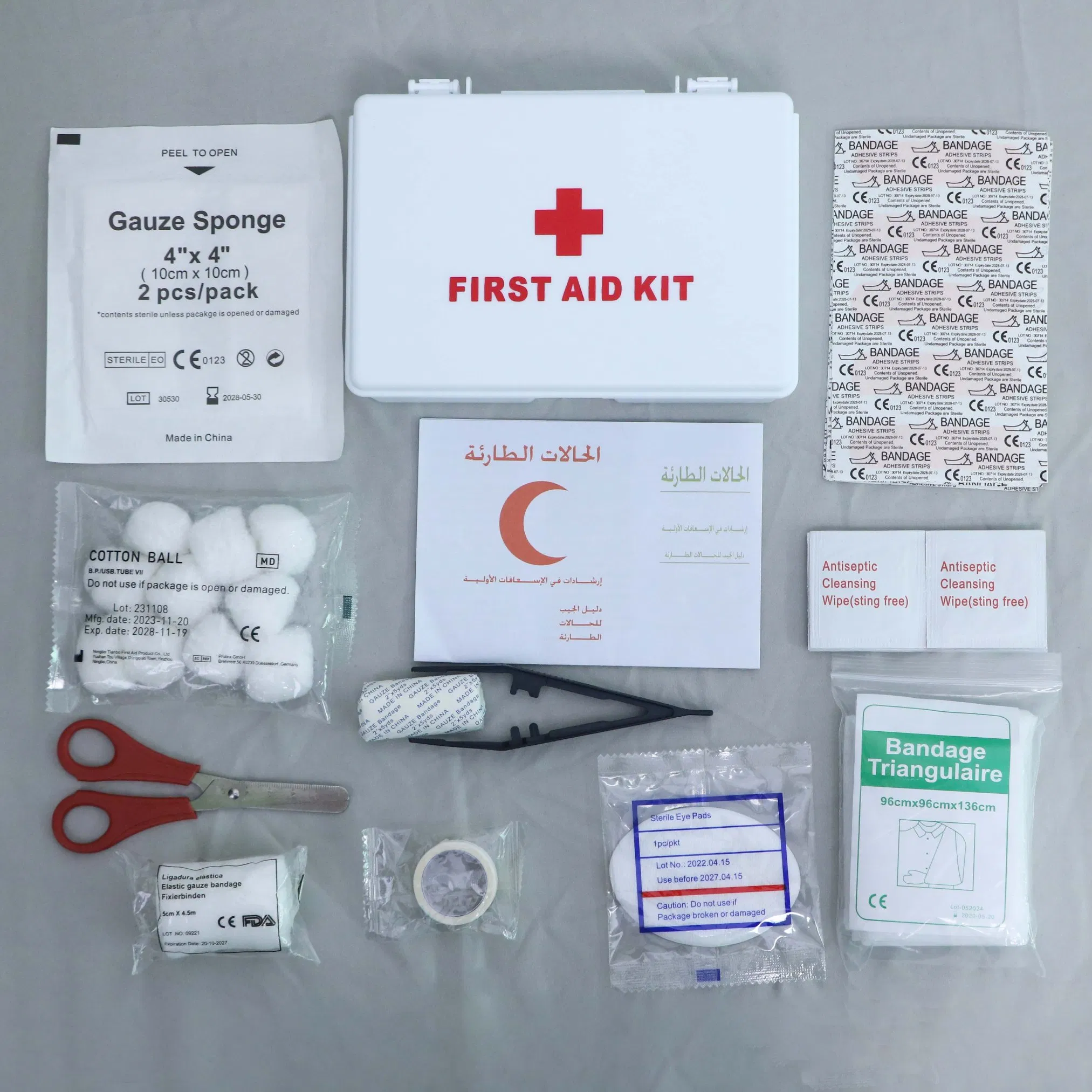 Factory Price Wholesale Complete First Aid Kit Refill Supplies for Cabinet and Workplace