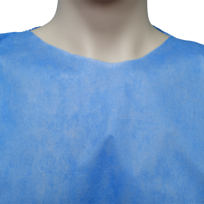 Maker Xs-4XL Non Sterile Operating Comfortable Antistatic Isolation Liquid-Resistant Disposable Surgical Isolation Hospital Gown with Short Sleeves