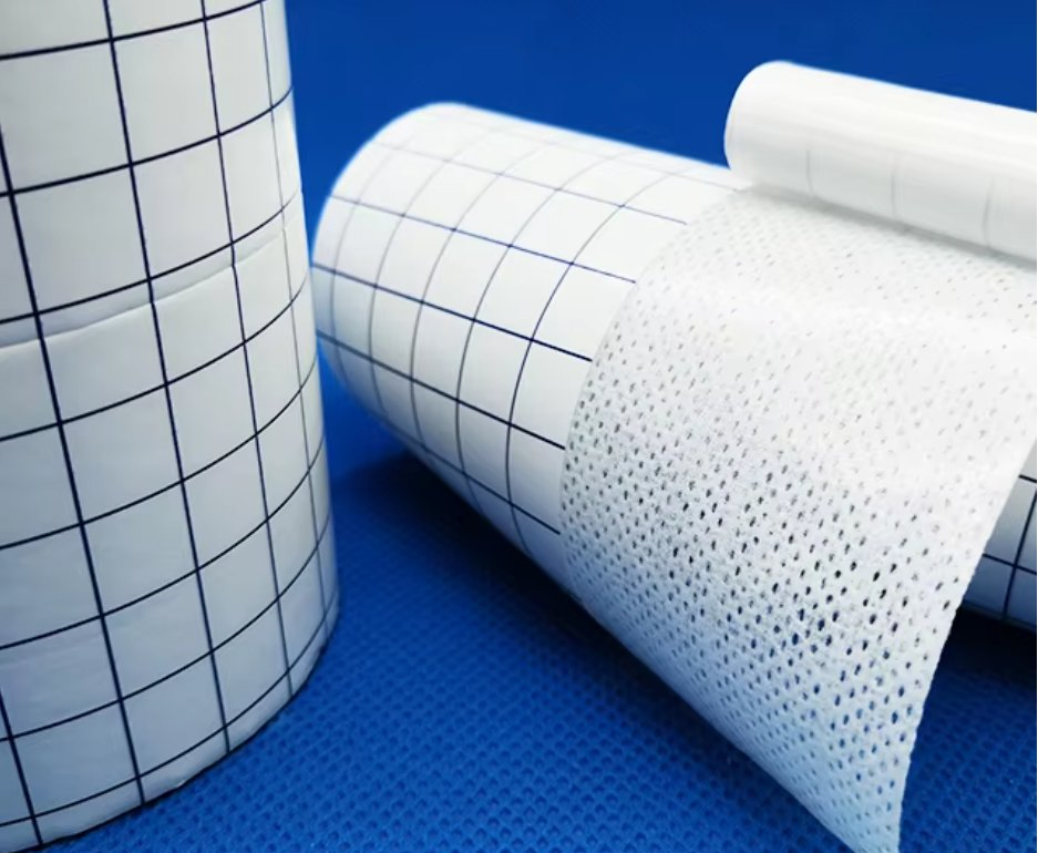 Hypoallergenic Elastic Stretch Breathable Wound Dressing Fixation Spunlace Non Woven Single Coated Surgical Bandage Medical Tape