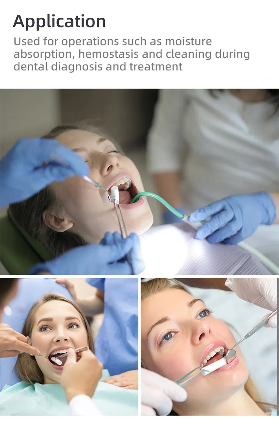 Dental Gauze Cotton Rolls 6