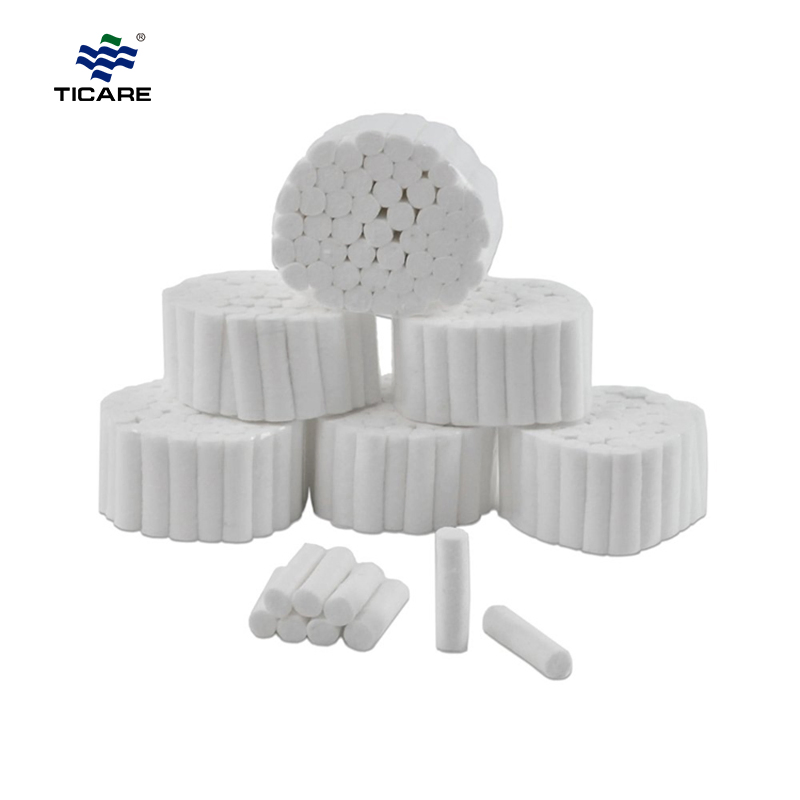 Medical Disposable Absorbent Dental Cotton Rolls 10X38mm