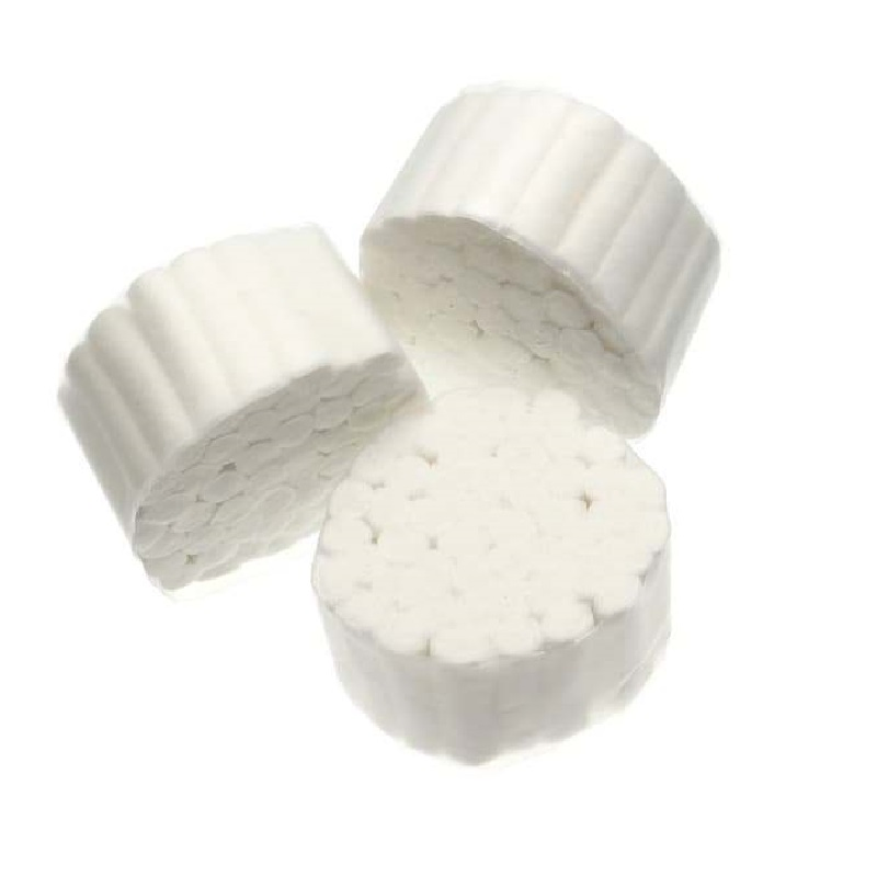 50 PCS Dental Gauze Rolls Cottons Pads, Nosebleed Kit Accessories