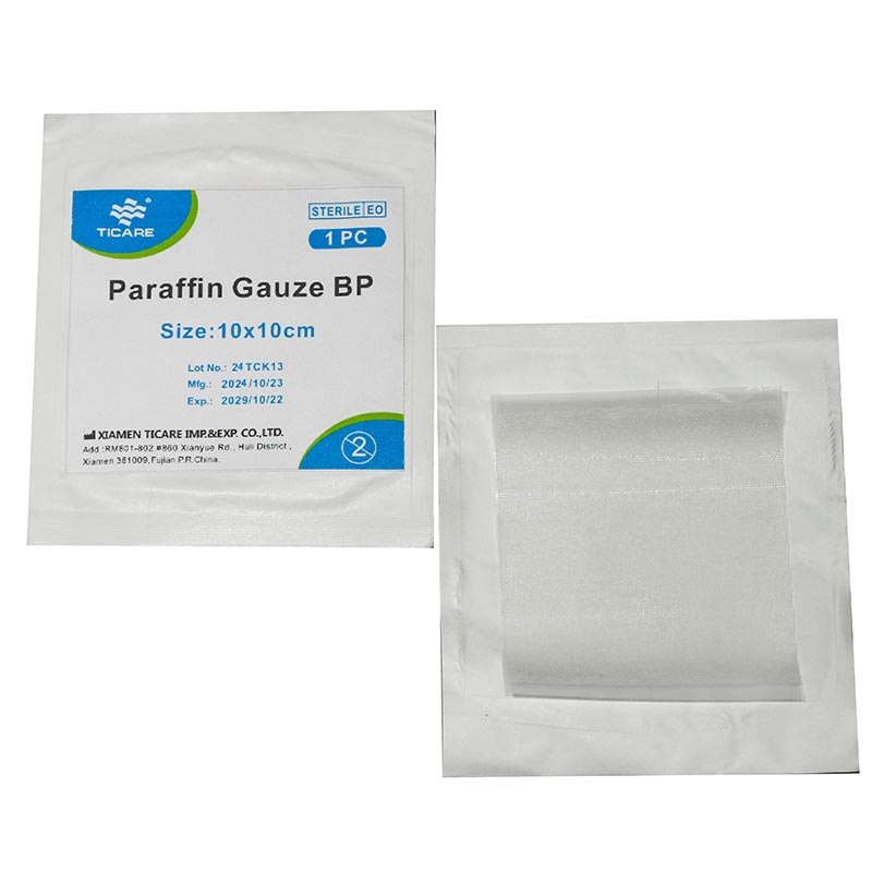 Sterile Paraffin Gauze Swab 10cm X 10cm Non-Adherent Vaseline Gauze for Burns