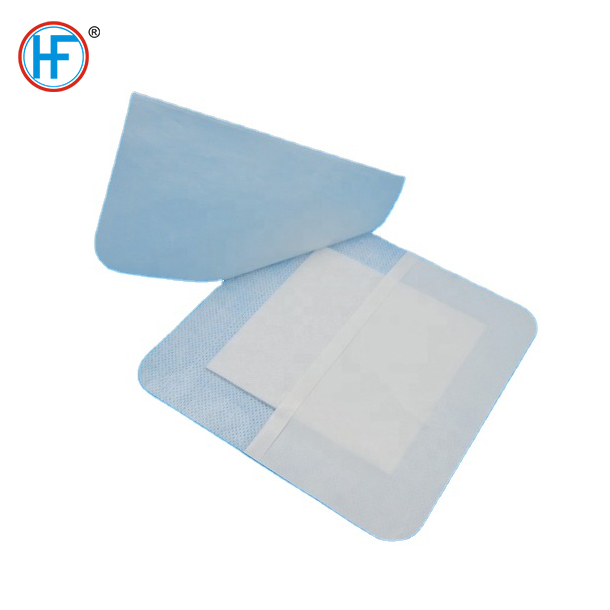 Waterproof Wound Dressing with Gentle Border, High Absorbency Dressing, Self-Adhesive Patches, 10 Pack