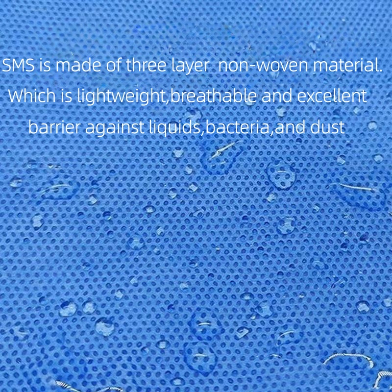 CE Approved Non Sterilized Long Sleeves PP Isolation Gown/Visit Gown/Visitor Gown