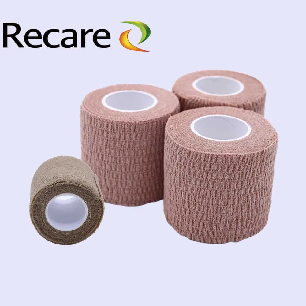brown stretchy medical tape fabric medical fixation tape