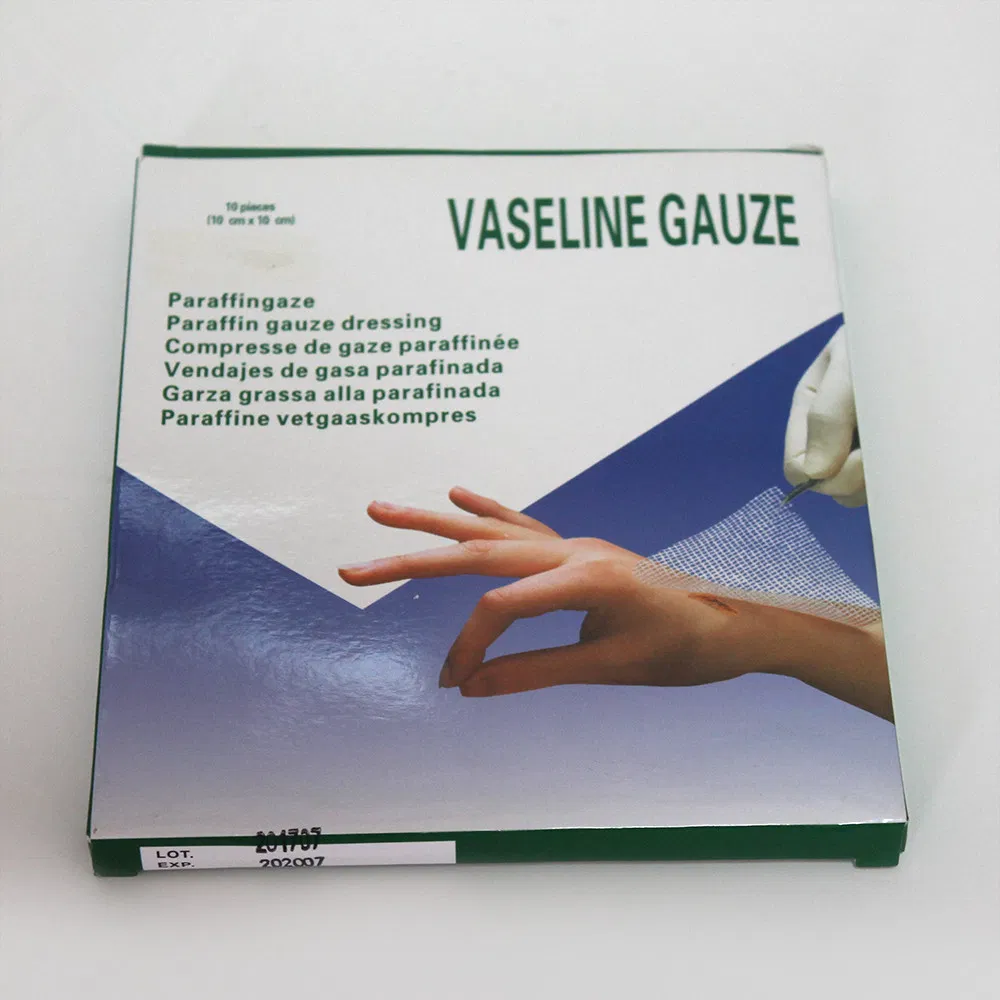 Vaseline Gause Paraffin Gauze Dressing Bandage for Burns Scalds Skin Loss Wounds with CE Apostille