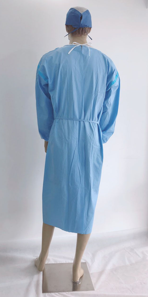 AAMI Level 3 Microporous Laminated, Heat-Welded, Isolation Gown, Eo Sterilized,