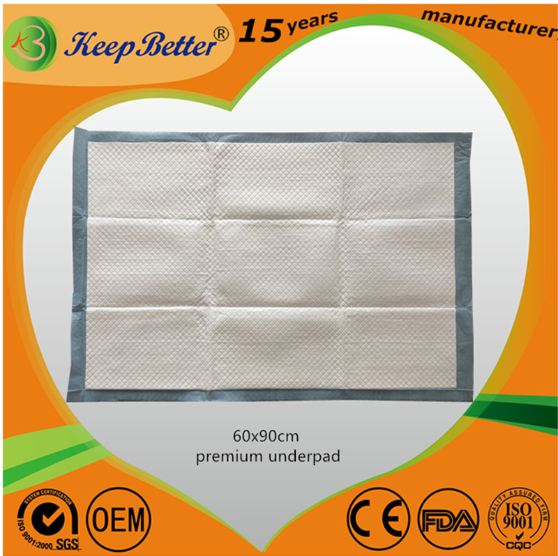 Medical Nursing Home Supermarket Pharmacy Supply Disposable Incontinence Product Absorbent Adult Chux Bed Urine Wetting Pad Mat Sheet Underpad for Hospital