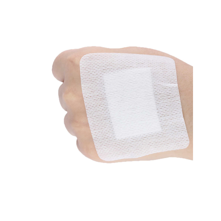 Eo Sterilize Spunlace Non Woven Waterproof Self Adhesive Wound Dressing with Pad