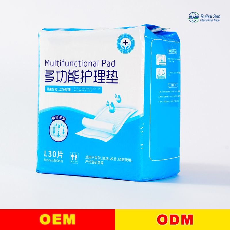 Hot Sell PE Bottom Iayer Senior Absorbent Premium Medical Disposable Underpad