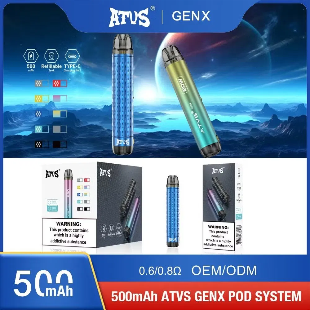 Atvs Refill Refillable Replaceable Reusable Prefilled Compatible Replacement 600 Puff 2ml Disposable Vape Open Pod Kit Wholesale I Vape