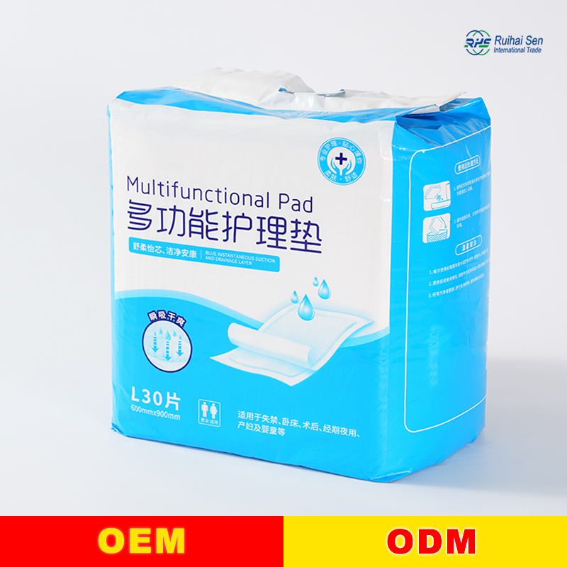 Hot Sell PE Bottom Iayer Senior Absorbent Premium Medical Disposable Underpad