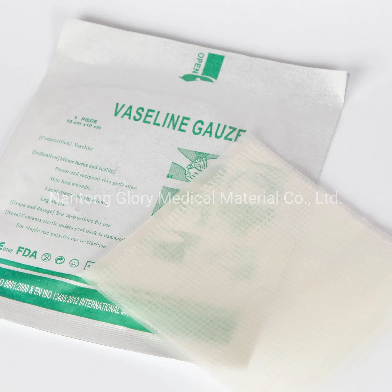 Premium Sterile Paraffin Gauze for Effective Burn Treatment