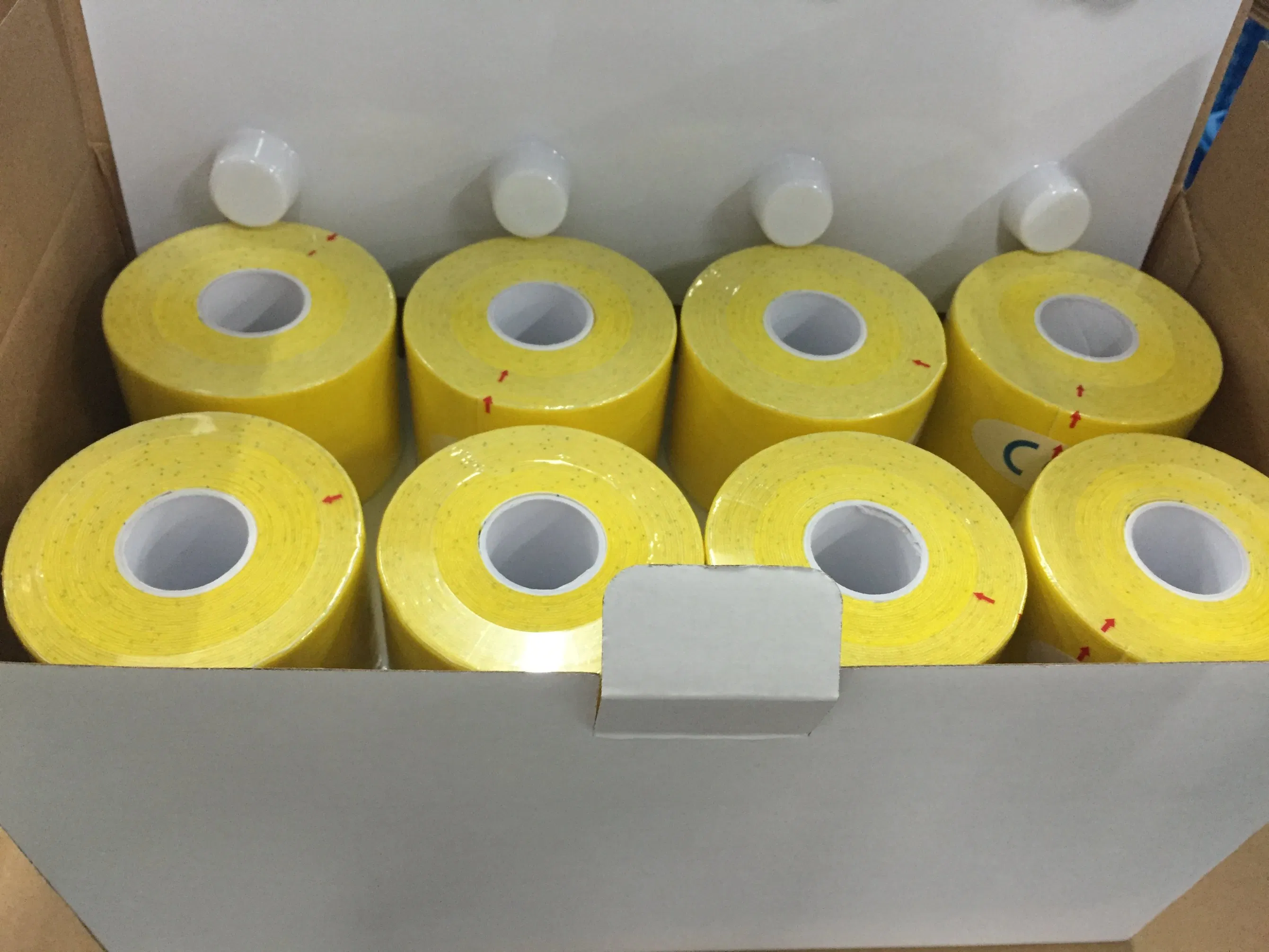 Manufacture Bandage Fixation Colorful Adhesive Cohesive Athletic Body Medical Products Kinesiology Tape