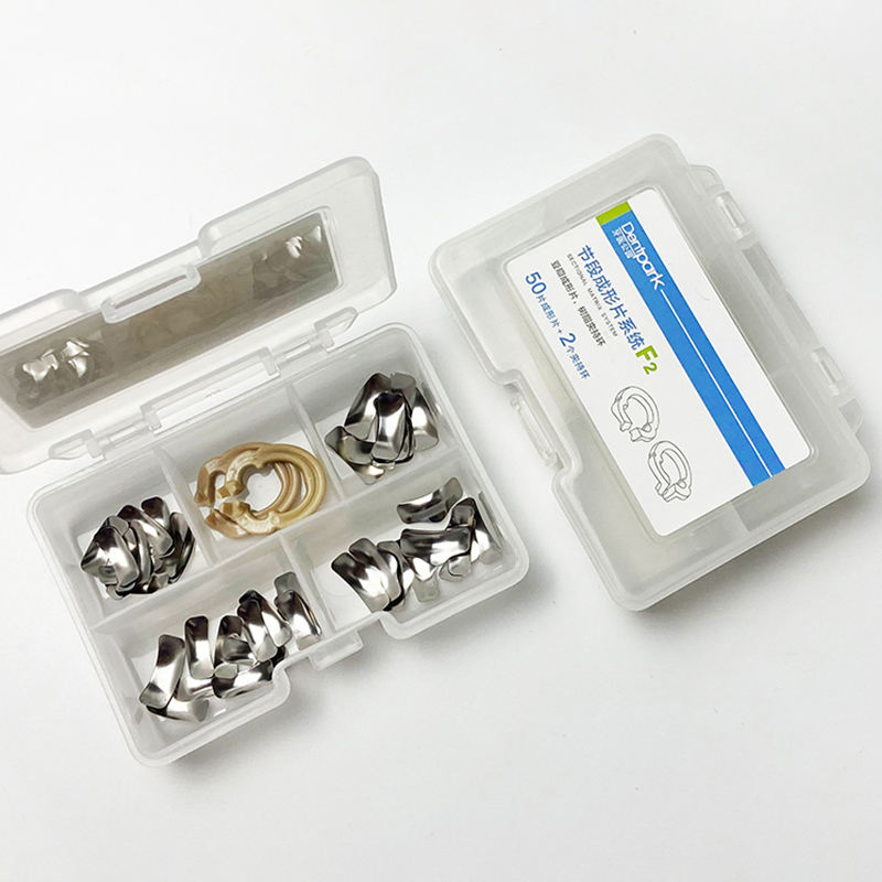 Dental Sectional Matrix System Contoured Metal Matrices Refill Matrix Bands Resin Clamps Kit