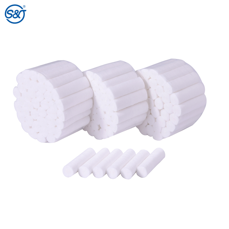 SJ Cotton Absorbent Disposable Medical Wool Dental Cotton Roll for Hospital Use
