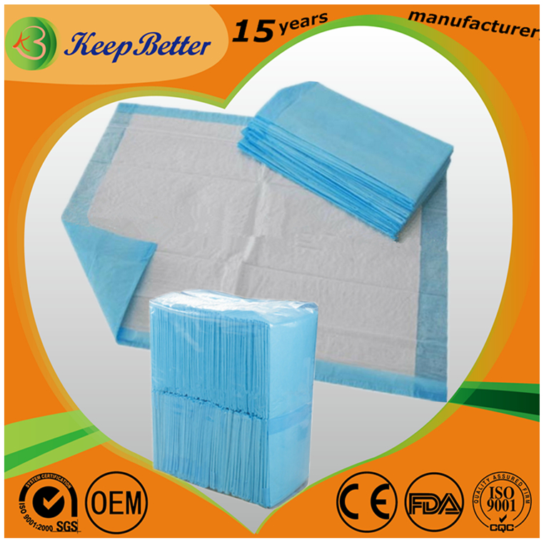 Medical Nursing Home Supermarket Pharmacy Supply Disposable Incontinence Product Absorbent Adult Chux Bed Urine Wetting Pad Mat Sheet Underpad for Hospital