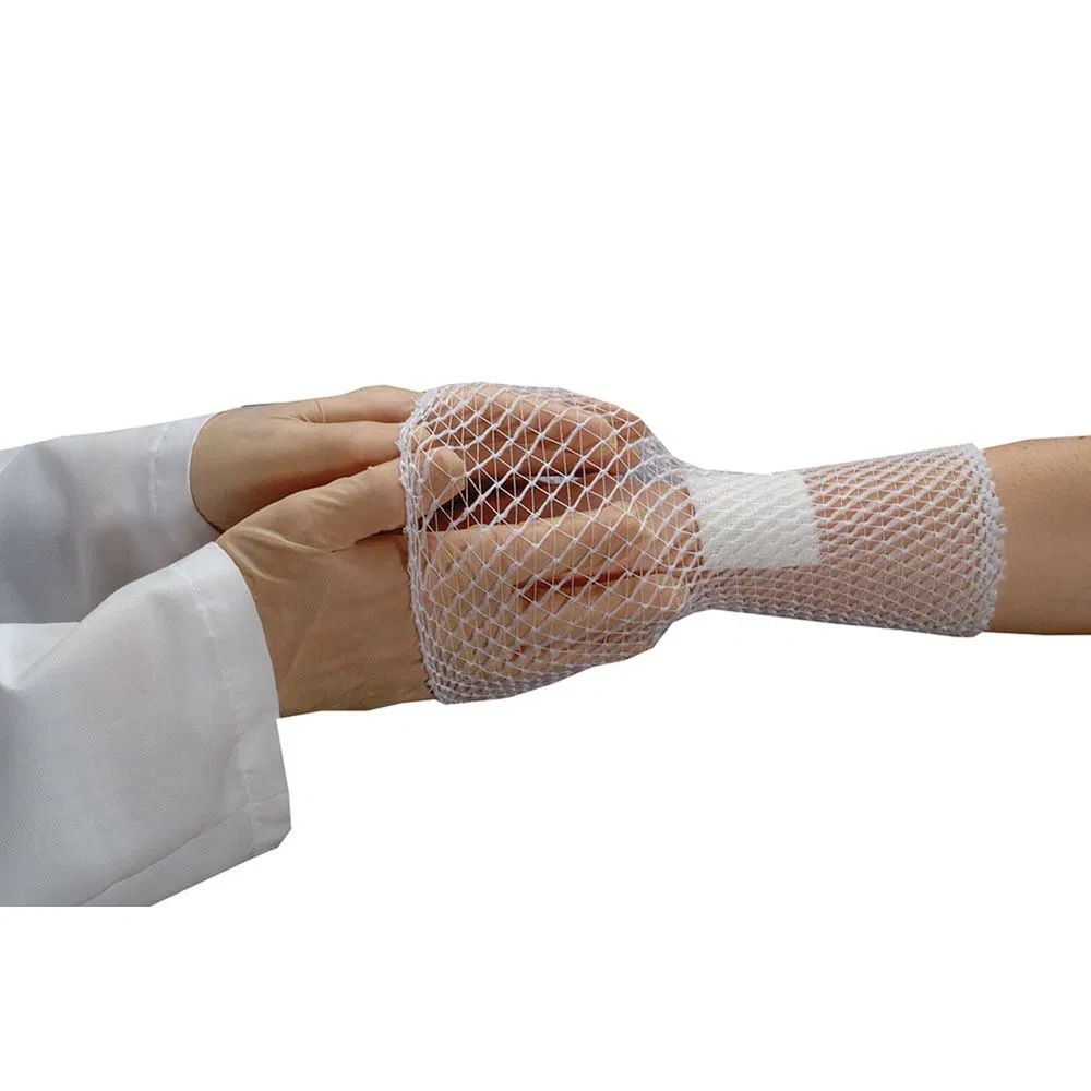 Hospital Breathable Stretch Compression Elastic Net Bandage