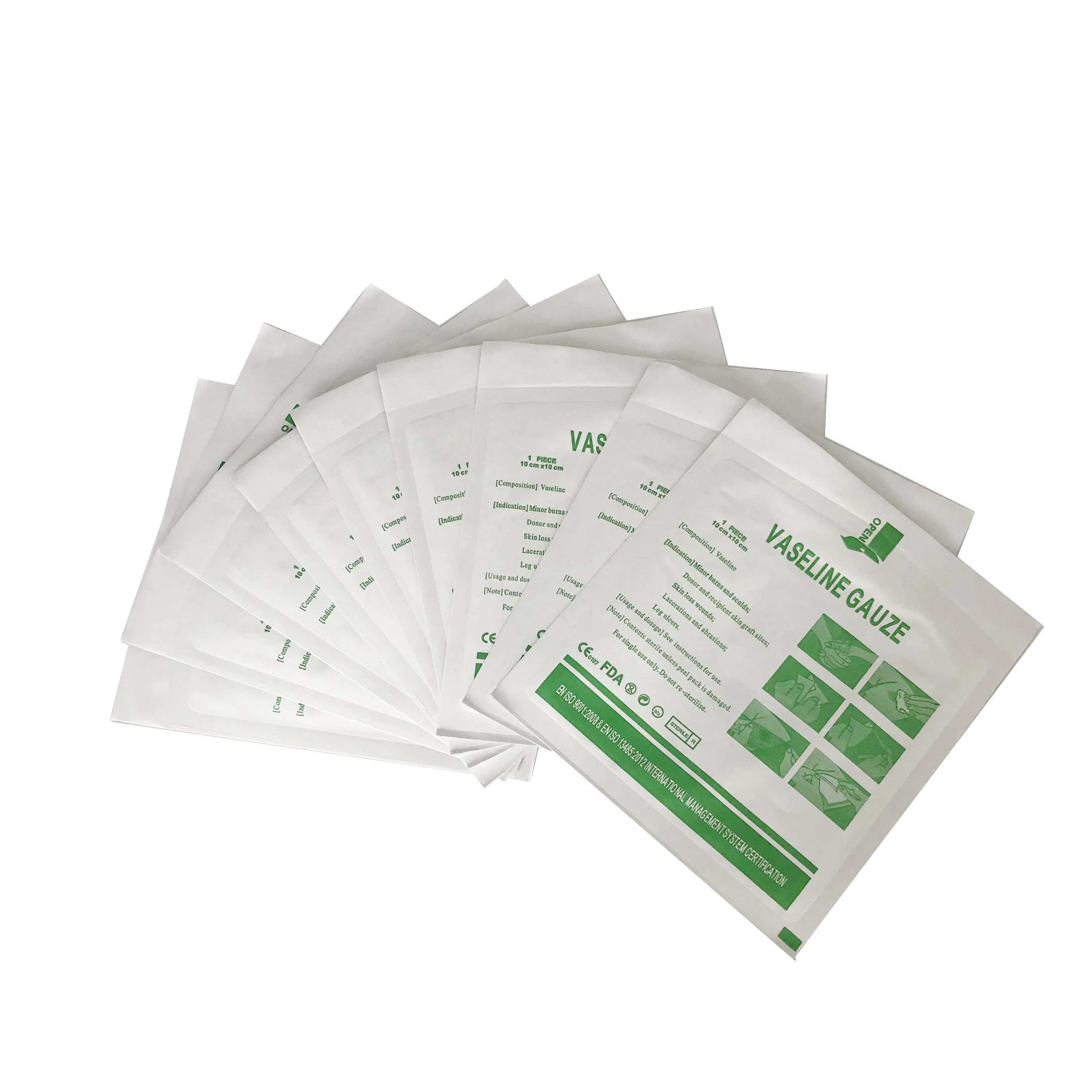 Surgical Sterile Paraffin Gauze Compress for Burns