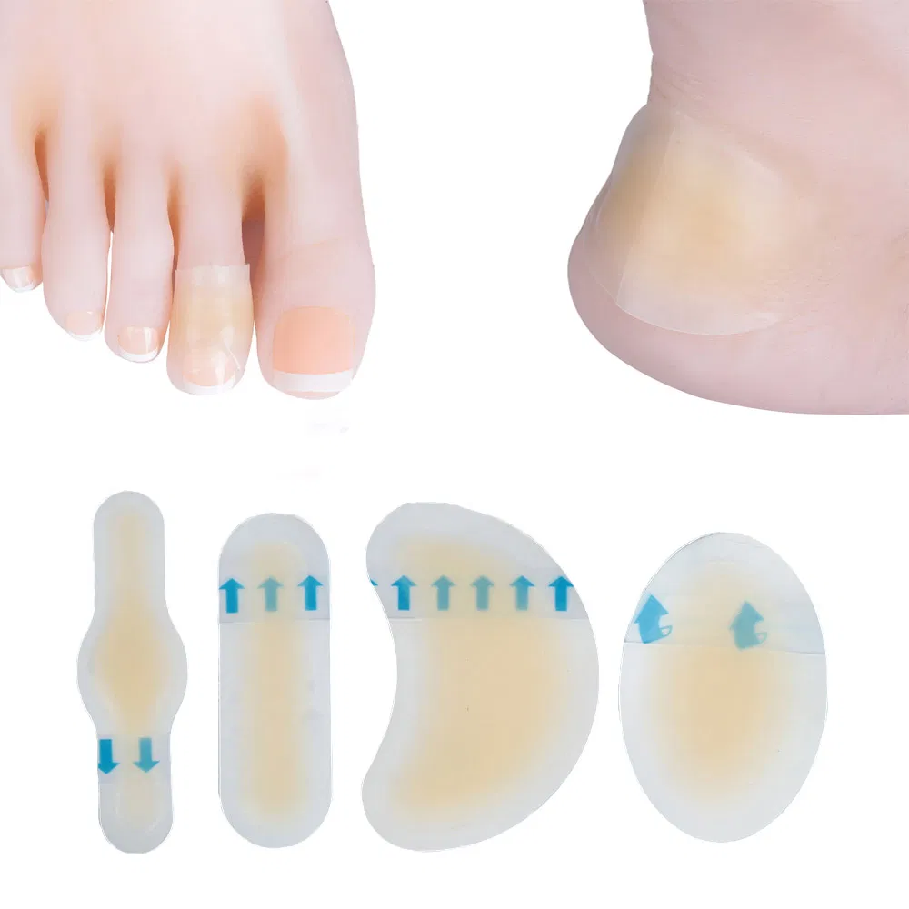 Self Adhesive Medical Sterile Hydrocolloid Foot Wound Care Dressing