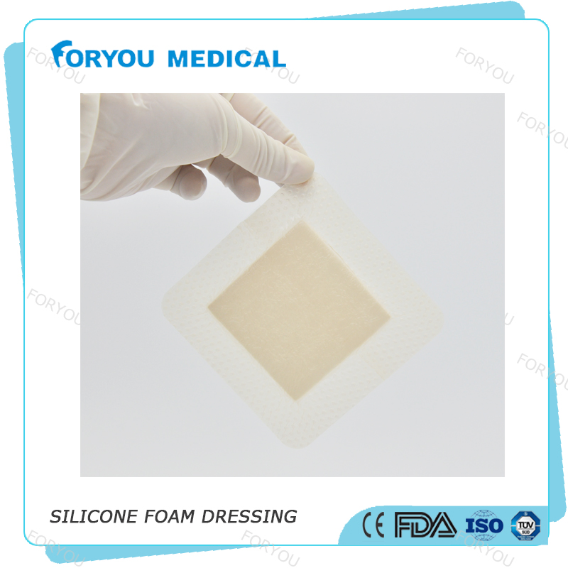 Foryou Medical 2016 FDA Wound Care Dressing Medical Supplies Self-Adhesive Healing Wound Silicone Foam Dressing