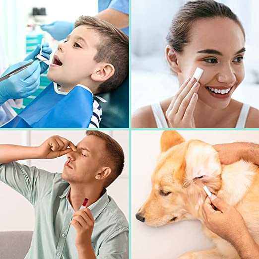 Sucshk Non-Sterile Dentists Rolled Cotton Ball Rolled Nose Plugs Dental Gauze Rolls