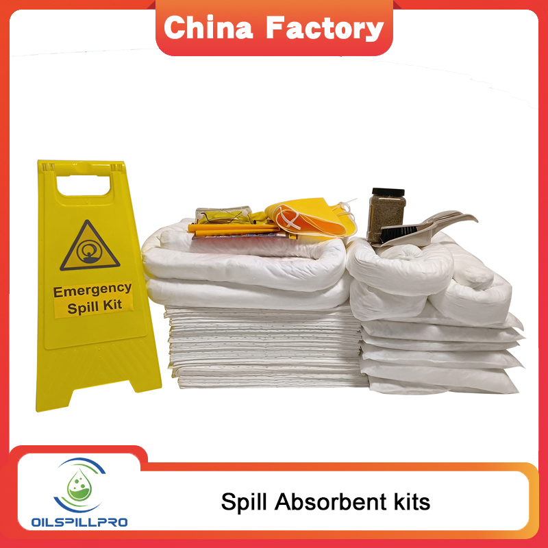 Oilspillpro High Absorption 660L Spill Kit Refills Oil Absorbent Spill Kit for Lab and Healthcare