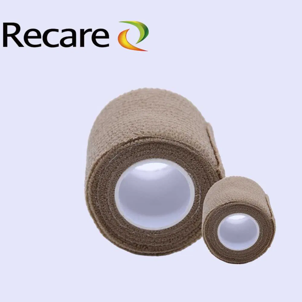 brown stretchy medical tape fabric medical fixation tape
