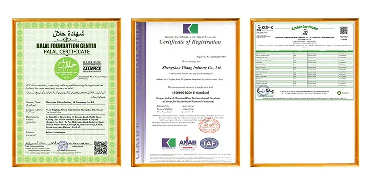Certificates