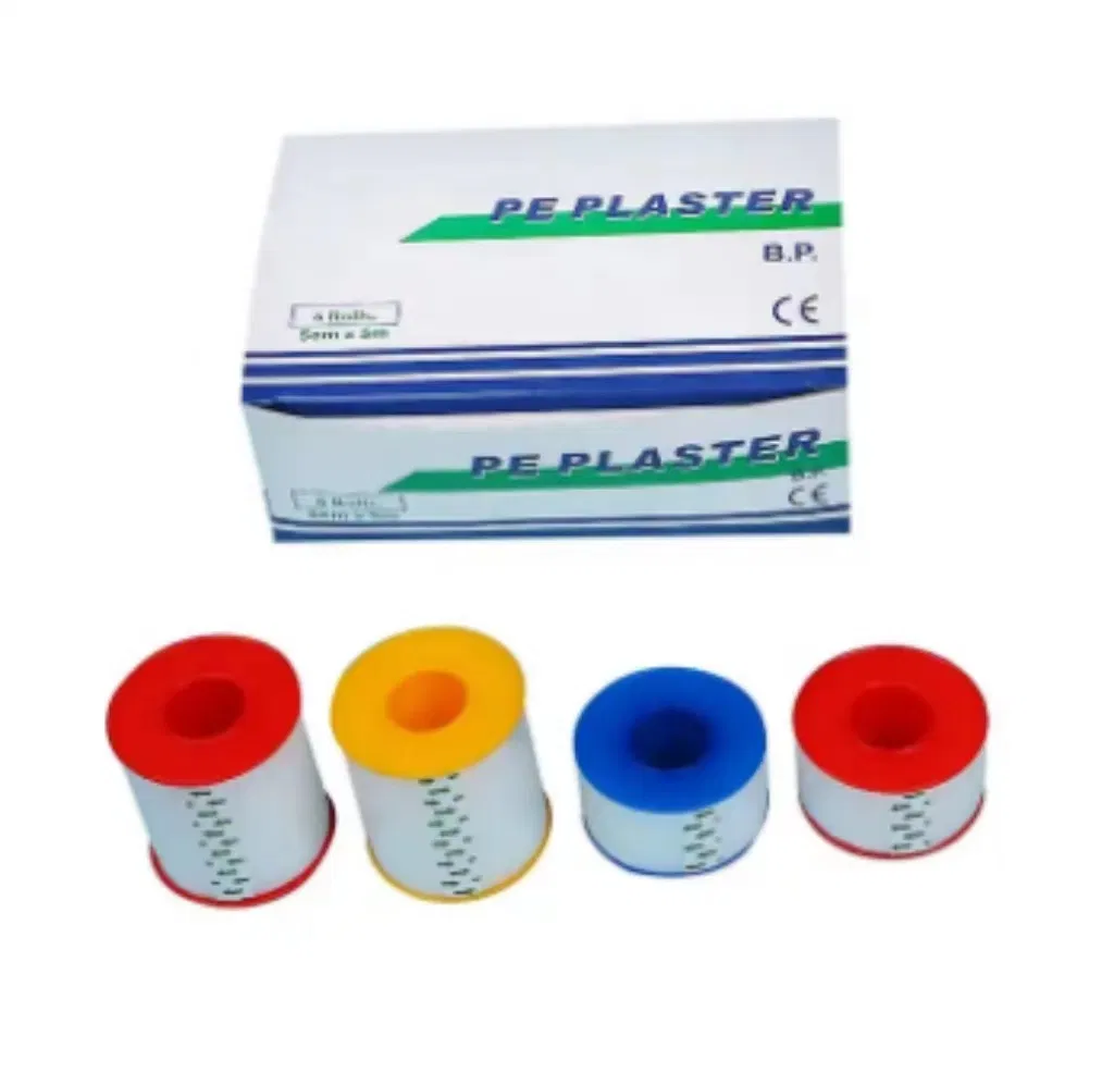 Transparent/Breathable Adhesive Microporous Medical Silicone PE Tape for Medical Wound Fixation