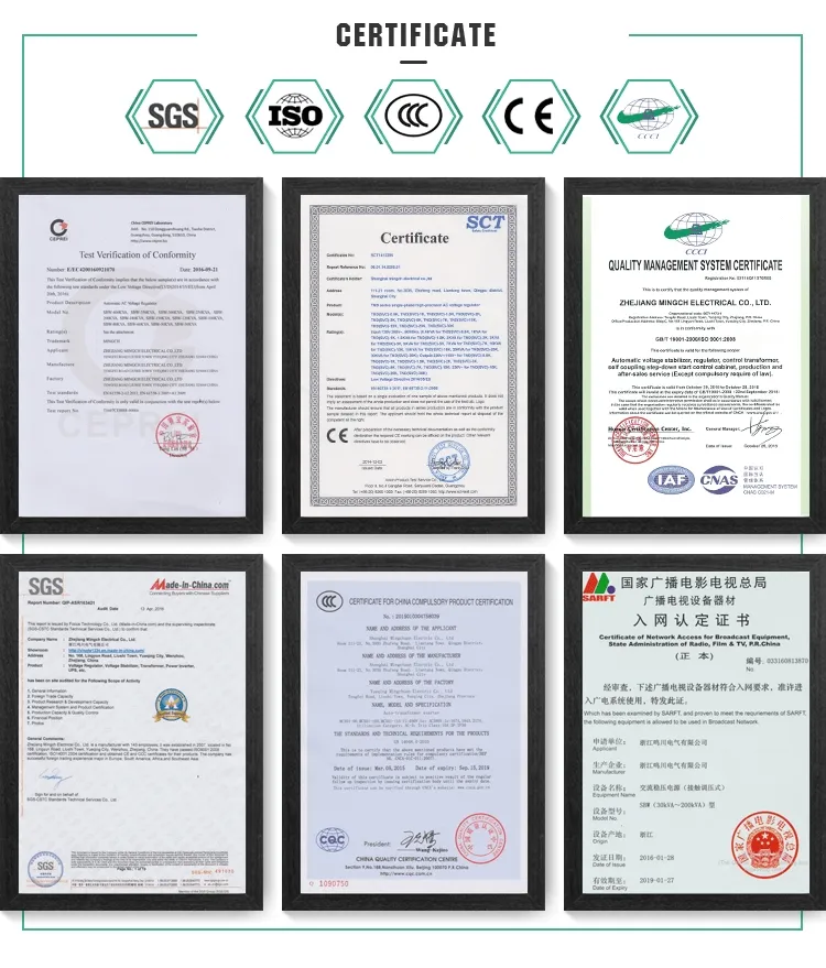 Certificates