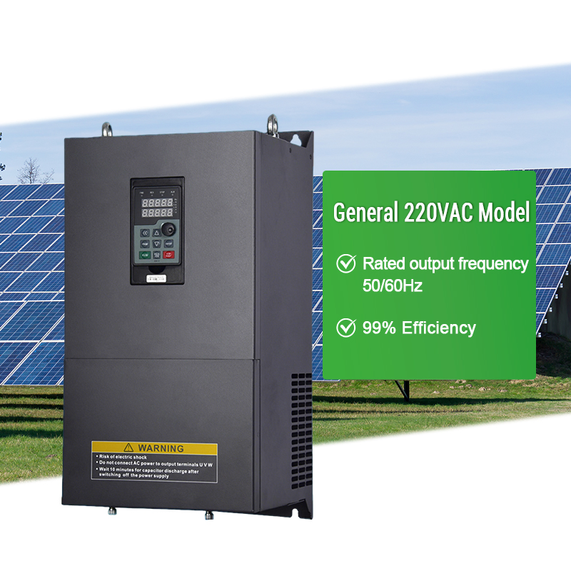 Sc500 Hybrid Solar Water Pump Inverter 0.75kw to 11kw MPPT VFD AC DC Input for Irrigation Submersible Pump Solar Pumping System