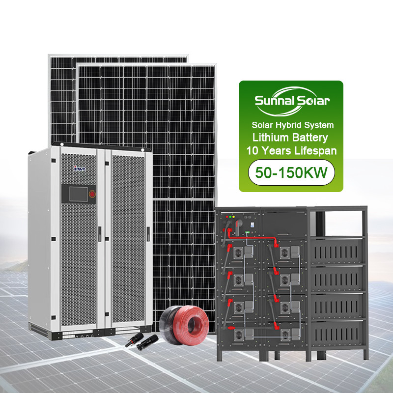 Mini Sistema Di De Energia Paneles Solare Solar PARA La Casa Hibrido off Grid 1000W 2500W 5kw 10kw 100kw 150kw Completo Kit