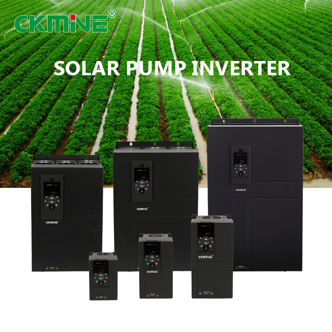 Ckmine Solar Pump Drive 220V Single Phase 2.2kw VFD for Agricultural Irrigation