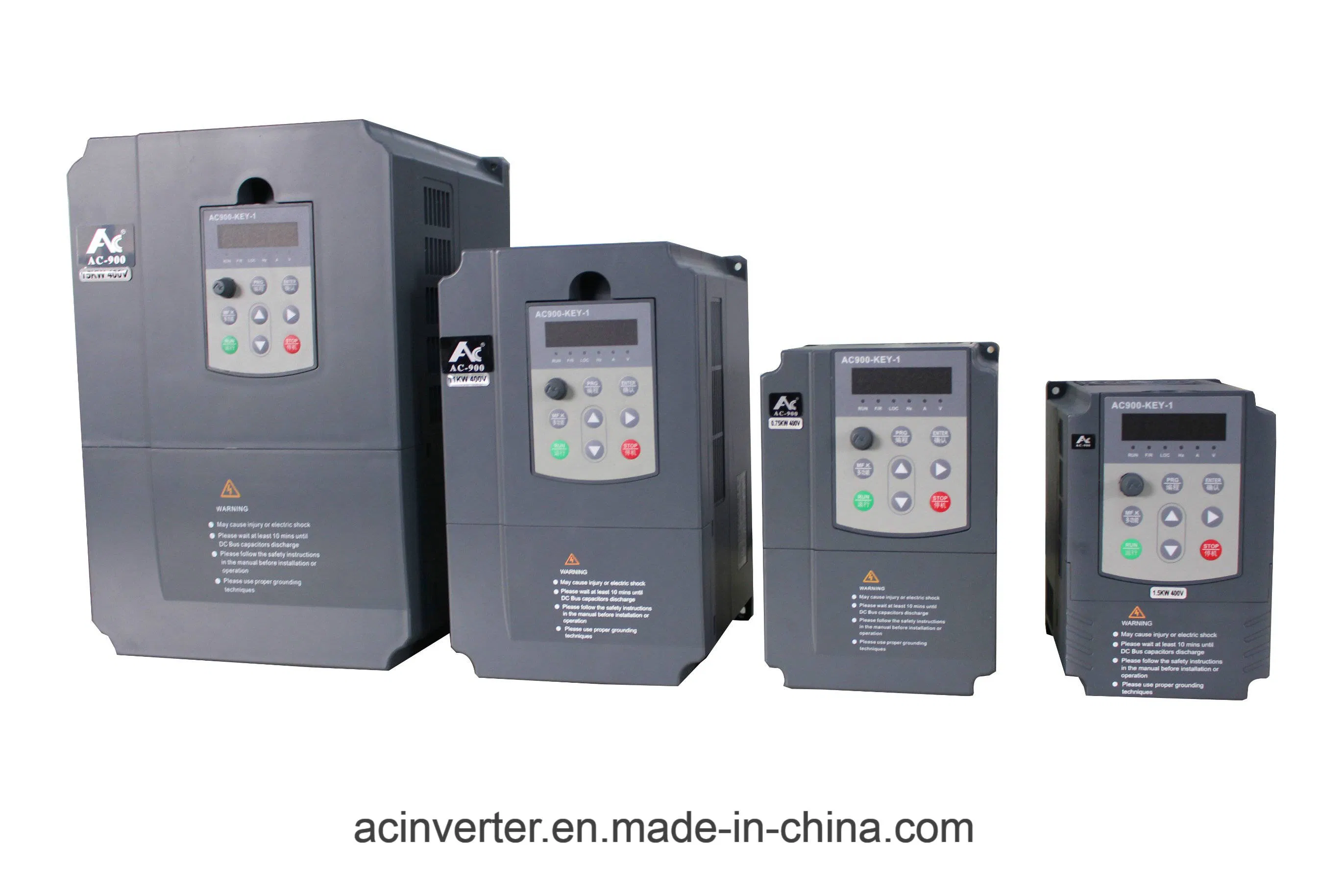 High Voltage Power Inverter Input 380V 400V AC Variable Frequency Drive VFD 3pH 55kw for Industrial Appliance (AC9004T37G)