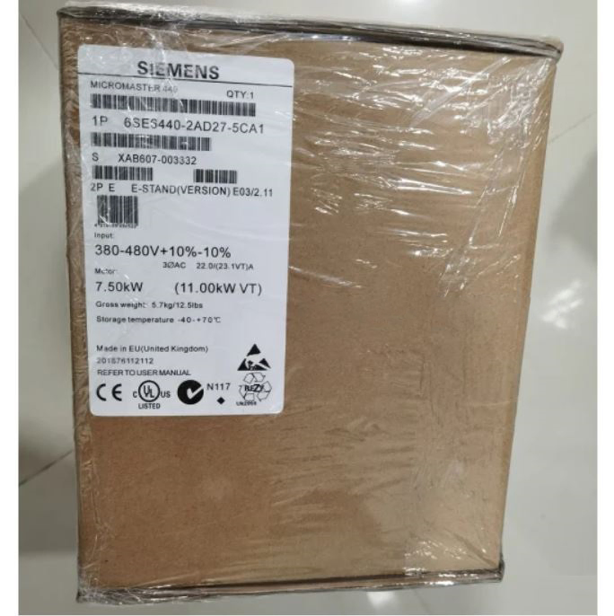 Original-New Sie-Mens-6se6440-2ad27-5ca1 Micromaster-440 7.5kw/11kw-Low-Voltage Frequency-Inverter VFD Negotiate-Price