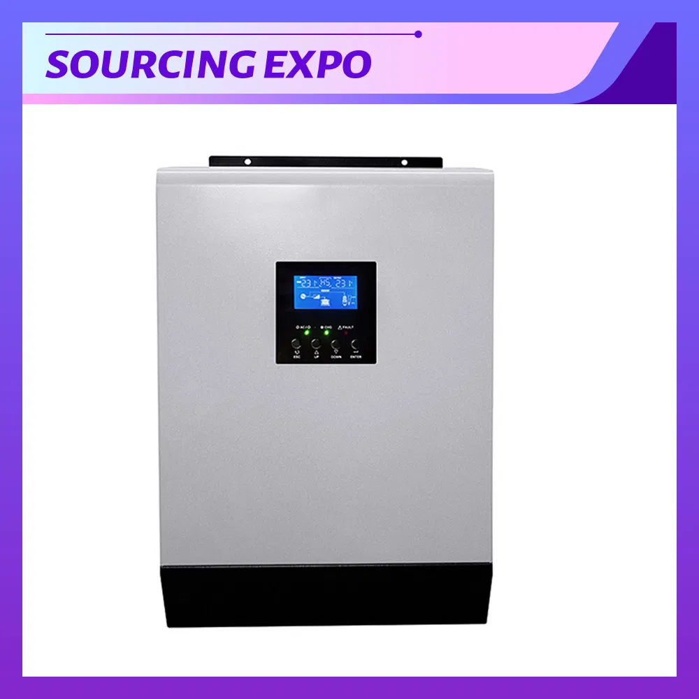 6PCS in Parallel 5kw Sinewave Solar Sun Grid Hybrid Inverter System with MPPT for Home