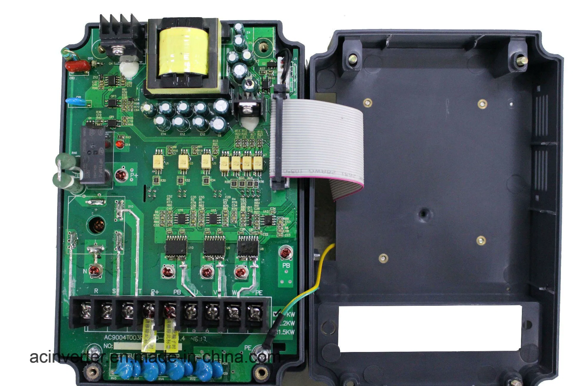 High Voltage Power Inverter Input 380V 400V AC Variable Frequency Drive VFD 3pH 55kw for Industrial Appliance (AC9004T37G)