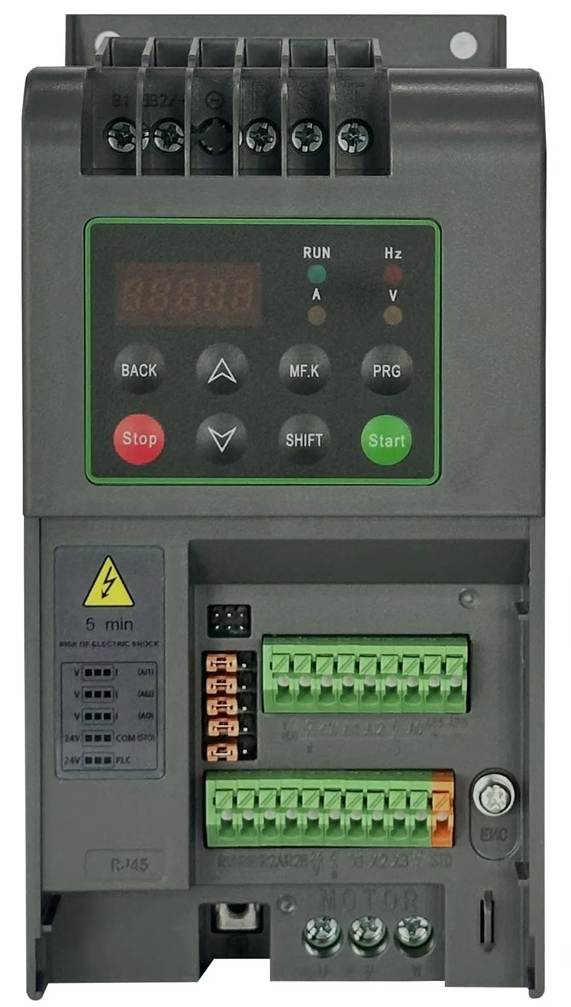 Reliable V20 Series 1-5HP VFD for Industrial Use 0.75-3.7kw